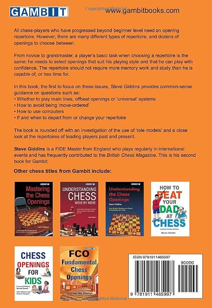 How to Build Your Chess Opening Repertoire