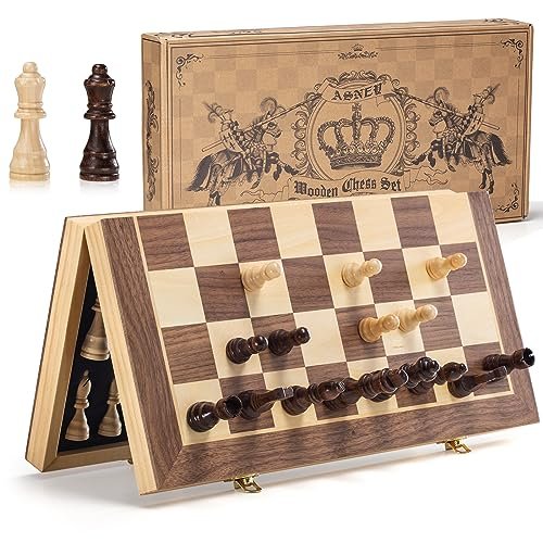 ASNEY Upgraded Magnetic Chess Set, 15