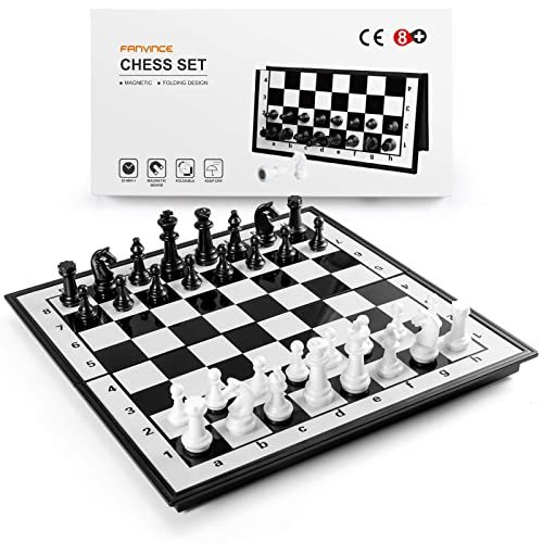 Chess Sets Travel Board Games: Magnetic Folding Chessboard...