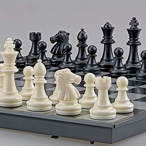 13 Inches Magnetic Travel Chess Set with Folding Board