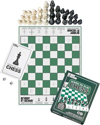 Bobby Fischer® Learn to Play Chess Set Board Game