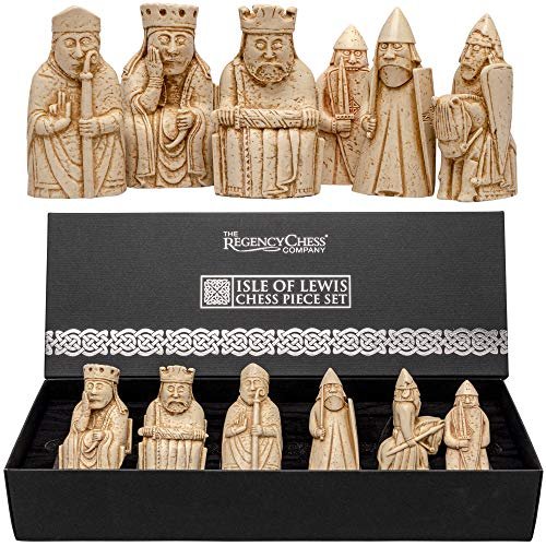 The Regency Chess Lewis Chess Piece Gift Set.