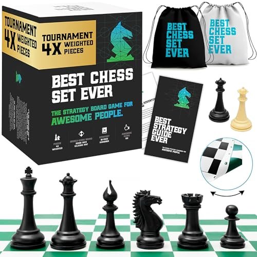 Best Chess Set Ever 4X Quadruple Weighted Tournament...