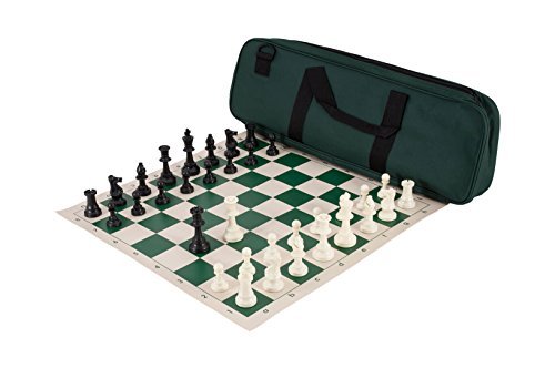 Deluxe Chess Set Combination - Triple Weighted USCF Forest...