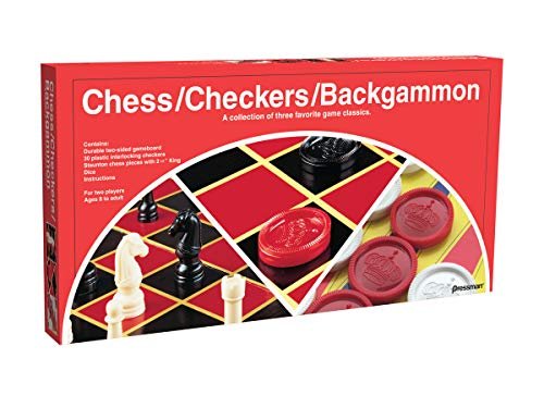 Pressman Chess / Checkers / Backgammon - Three Games in