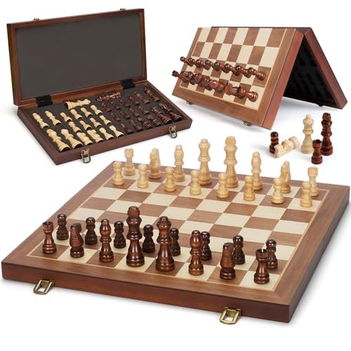 Magnetic Wooden Chess Set, 15