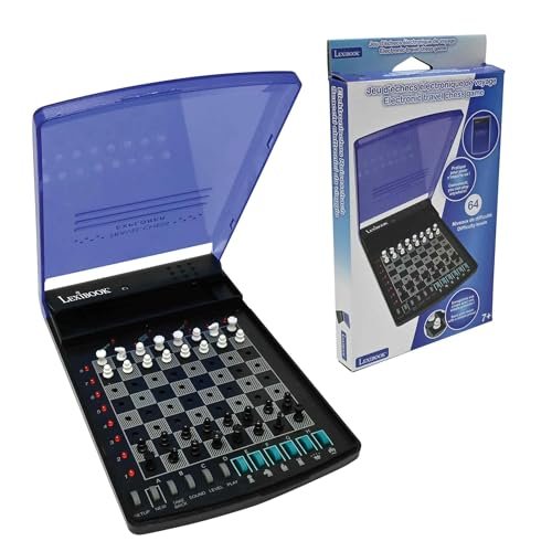 Lexibook, Electronic Travel Chess Set, 32 Pieces, 64...