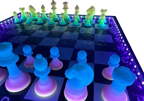 Dam Merch's LED Illuminated Glow in The Dark Chess Set