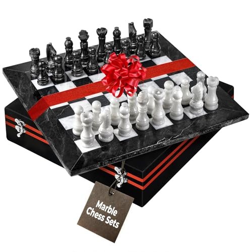 UMAID Marble Chess Set for Adults, 12