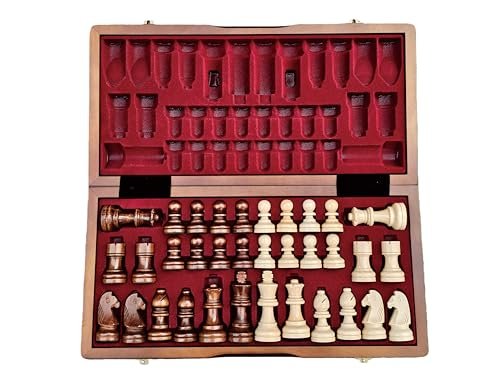 Magnetic Travel Wooden Chess Set,15-inch Chess...
