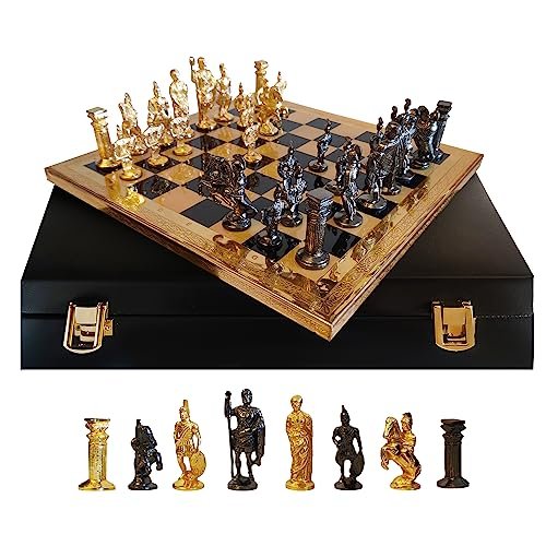 Blessings Decor Collectible Premium Metal Brass Chess Board...
