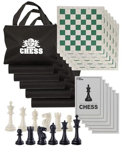 WE Games Value Tournament Chess Set - Complete Travel Kit.