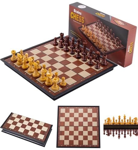 Chess Sets Magnetic Board Games - 9.5 Inch Folding Travel