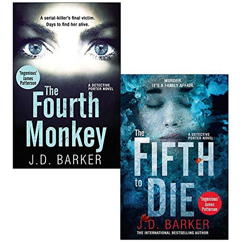 J.D. Barker Collection 2 Books Set (The Fourth Monkey, The F book cover - The Fifth to Die review