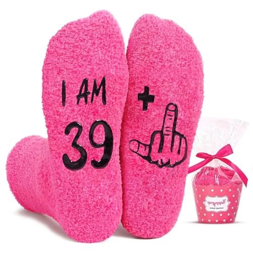 HAPPYPOP 40th Birthday Gifts for Women - Funny 1986 Socks
