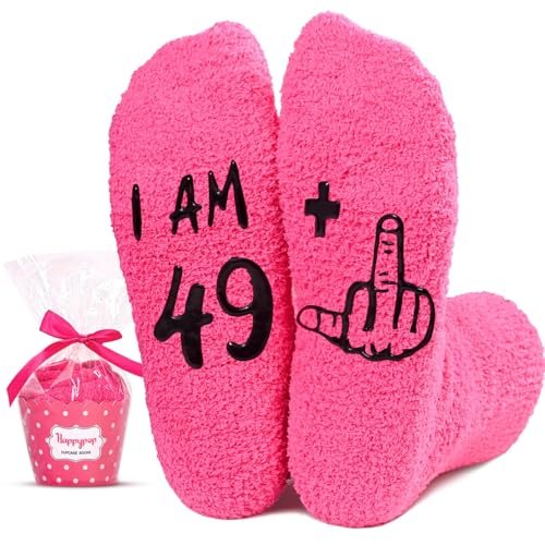 HAPPYPOP 50TH Birthday Gifts for Her - Novelty Socks