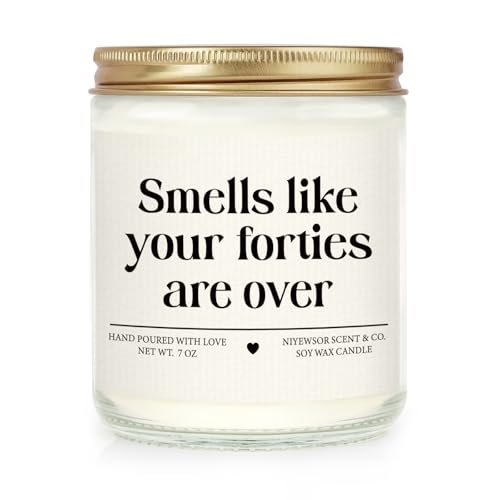 Niyewsor 50th Birthday Gifts for Her Him, Handmade 7oz...