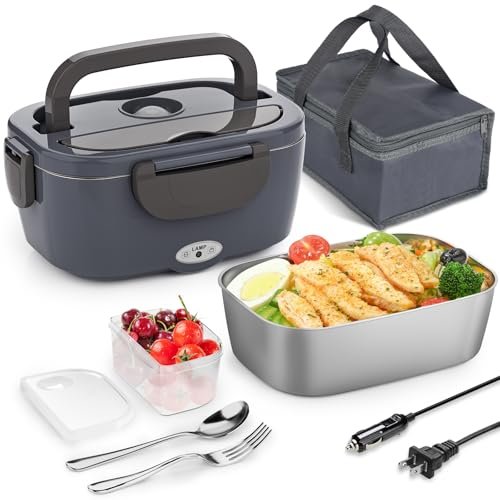 Carsolt Electric Lunch Box Food Heater for Car and Home