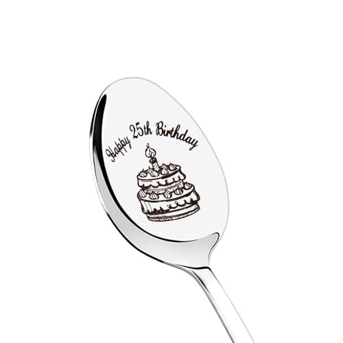 25th Birthday Gifts for Women Men Daughter Son Spoon Gift