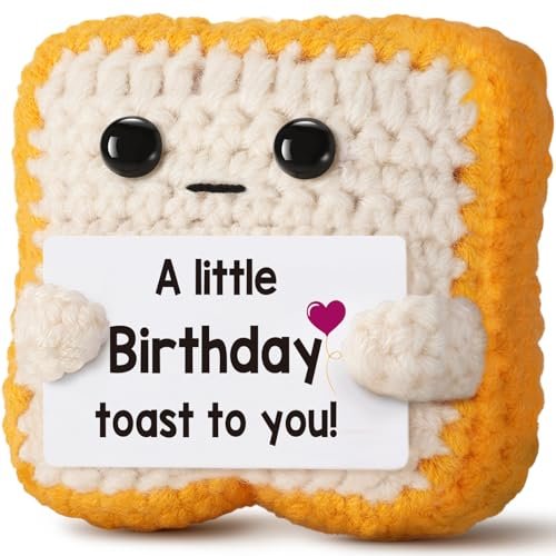 A little Birthday Toast to you - Crochet Gift Card