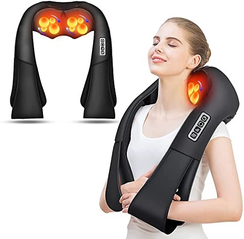 AERLANG Shiatsu Back and Neck Massager, Back Massage with...