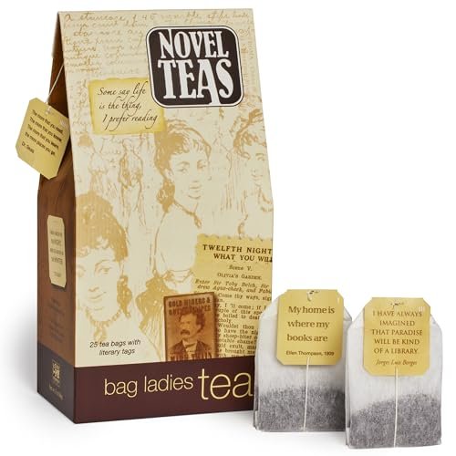 Novel Teas Book Lover's Tea contains 25 English Breakfast...