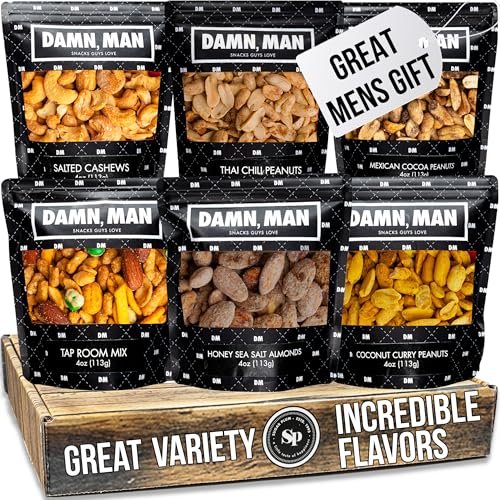 Gift Baskets for Men – Gourmet Nuts Roasted Snack Box