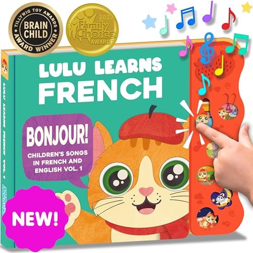 Lulu Learns French French Books for Kids Musical Bilingual...