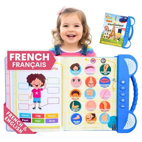 ZeenKind French English Talking Learning Book for Kids and...