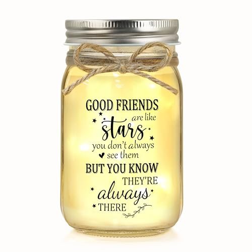 Friendship Gifts for Women, Gifts for Best Friend Mason Jar