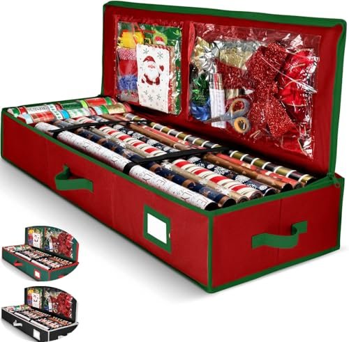 Premium Wrapping Paper Organizer Storage | Gift Wrap Holder