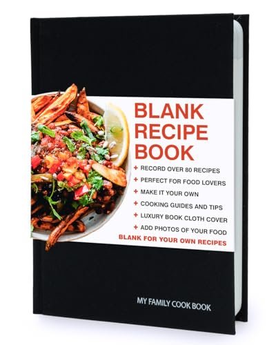 Suck UK Recipe Book For Own Recipes Blank Hardcover