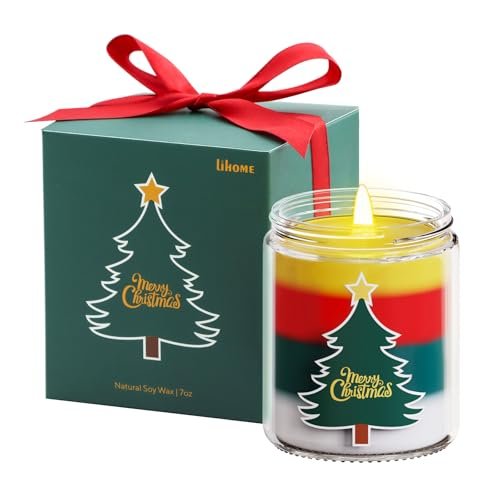 Christmas Candles - Christmas Gifts for Women, Vanilla Soy...