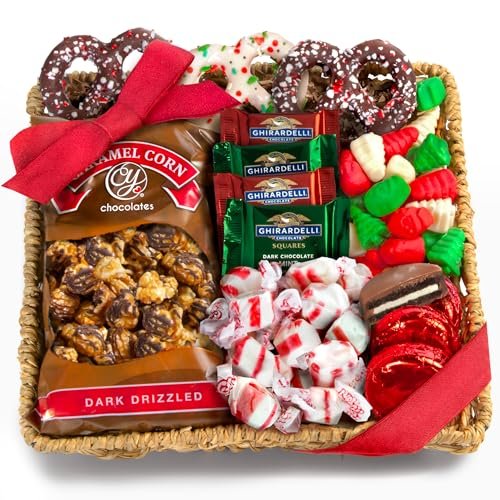 A Gift Inside Holiday Classic Chocolate, Candy Crunch Gift...