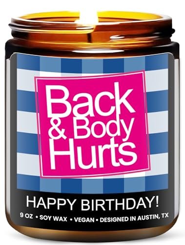 Funny Happy Birthday Candle, Unique Happy Birthday Back...
