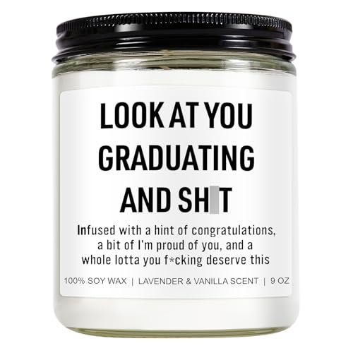 Younift Funny Grad Candle, 2026 Graduation Gifts for Her,...