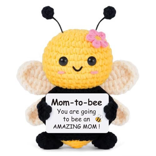 Gleevera Mom to Be Gifts, Pregnancy Gifts Crochet Bee...