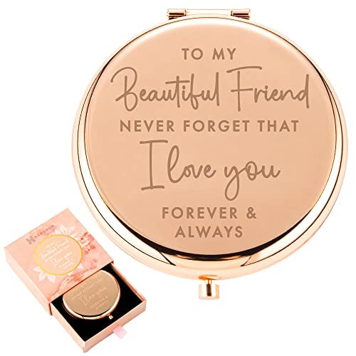 Best Friend Birthday Gifts for Friend | Rose Gold Mirror