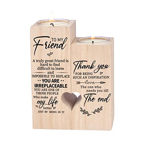Double-Sided Printing Wooden Candle Holders-to My...
