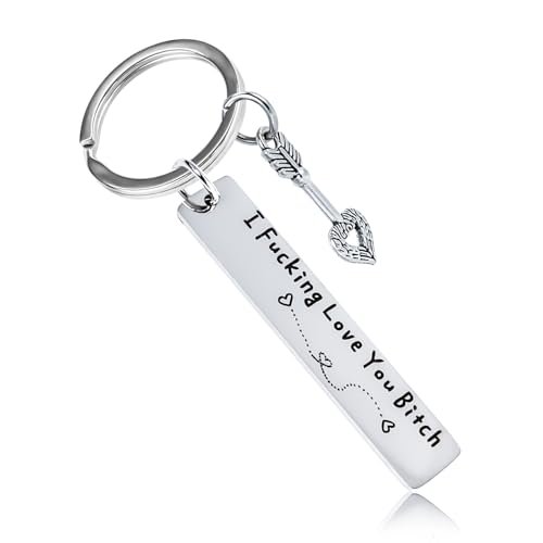 Teniinet Best Friend Keychain for Women, Stainless Steel...