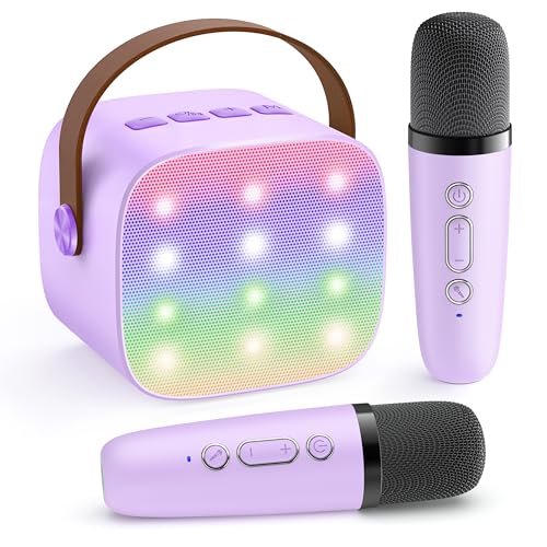 YLL Karaoke Machine for Kids, Portable Mini Speaker with...