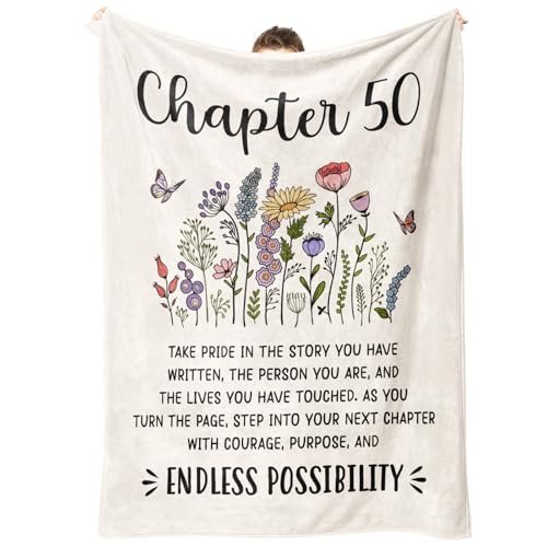 Afterprints 50th Birthday Gifts for Her, Him, Chapter 50...