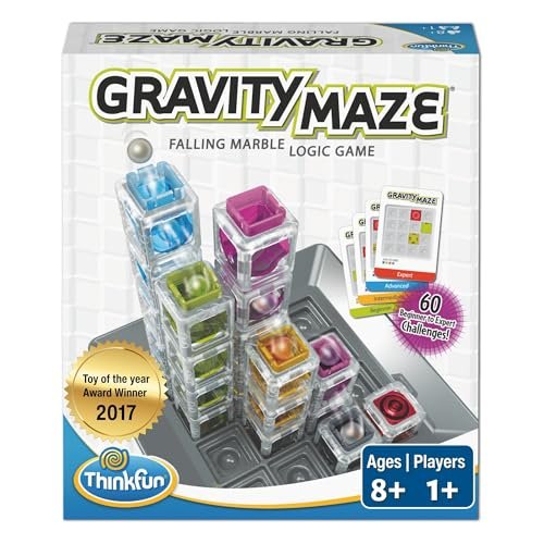 ThinkFun Gravity Maze - Falling Marble Logic STEM Game