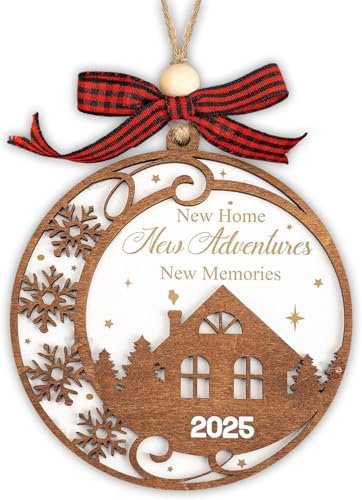 New Home Christmas Ornament 2025, Our First Home Keepsake