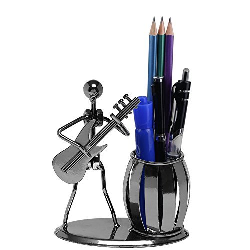 Metal Pencil Holder, Office Supply Pen Organizer Guitar...