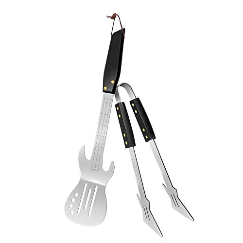 PEPKICN Rock Guitar Style Heavy Duty Stainless Steel BBQ Set