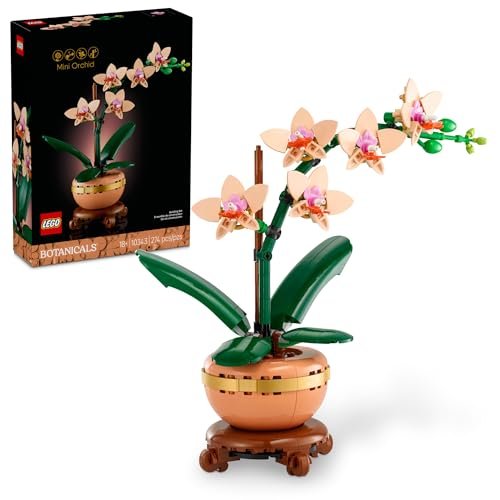 LEGO Botanicals Mini Orchid Building Set - 10343 Artificial...