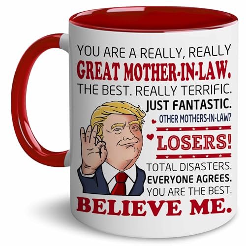BECHUSKY Mother in law Gifts - Mom Coffee Mug
