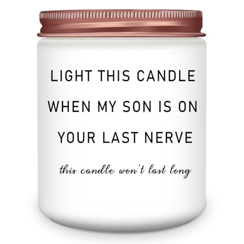 Homsolver Daughter in Law Candle Gifts, Valentines Birthday...