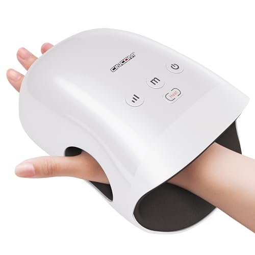 CINCOM Hand Massager - Cordless Hand Massager with Heat and
